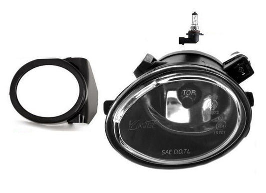 Fog light left side for BMW E46 M-Tech / M3 bumper, clear