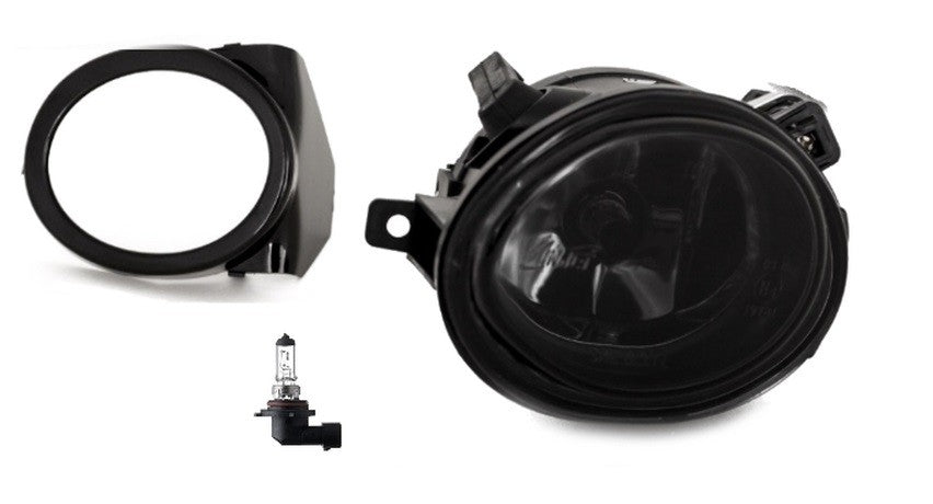 Fog light left side for BMW E46 M-Tech / M3 bumper, smoked
