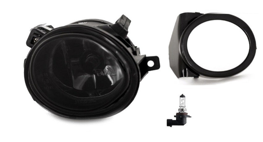 Fog light right side for BMW E46 M-Tech / M3 bumper, smoked