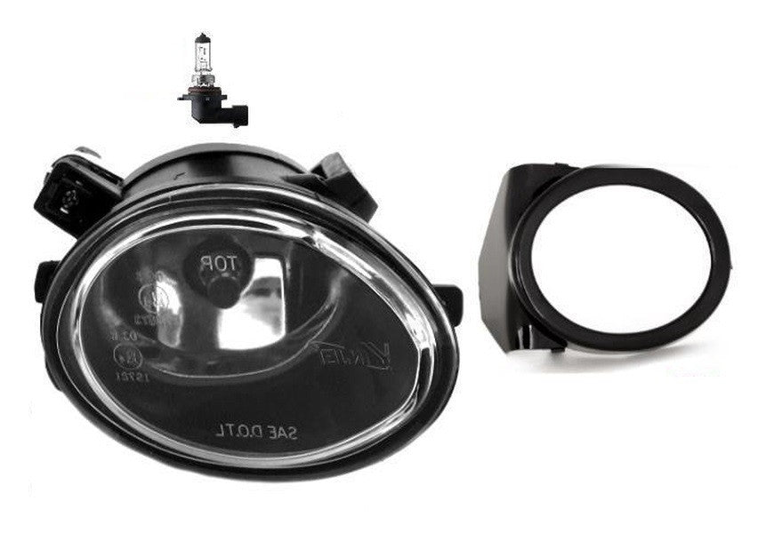 Fog light right side for BMW E46 with M-Pack bumper, clear