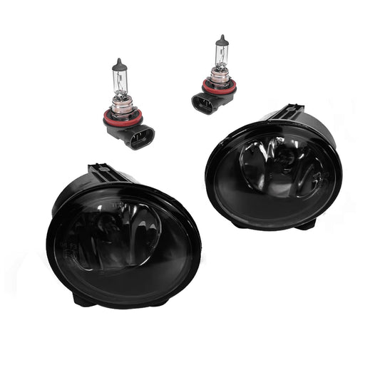 Fog lights set for BMW F10 / F11 / F07 (10-13) with M-Pack / M5-style bumper, smoked
