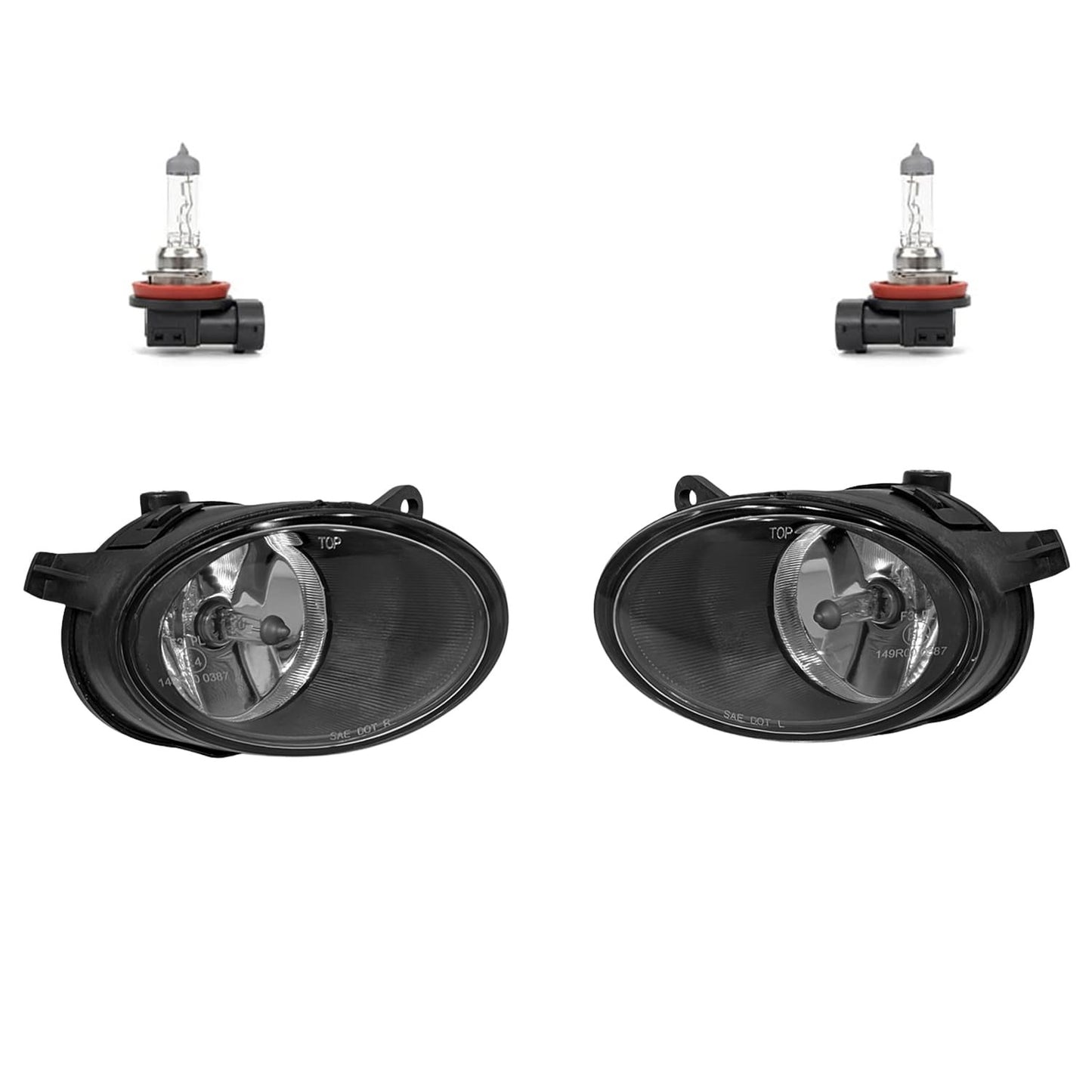 Fog Lights set for Audi A8 D3 pre-facelift (03-07), clear