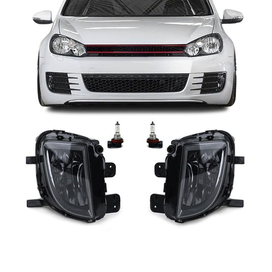 Fog Lights set for VW Golf MK6 GTI / GTD (08-13), smoked