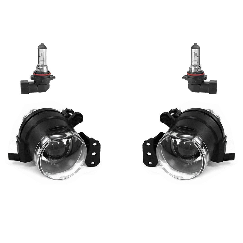 Fog lights with lens for BMW E92 / E93 M3-style bumper, clear (05-11)