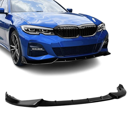 HAUER Front bumper Lip for BMW G20 / G21 (18-22) with M-Pack, glossy black