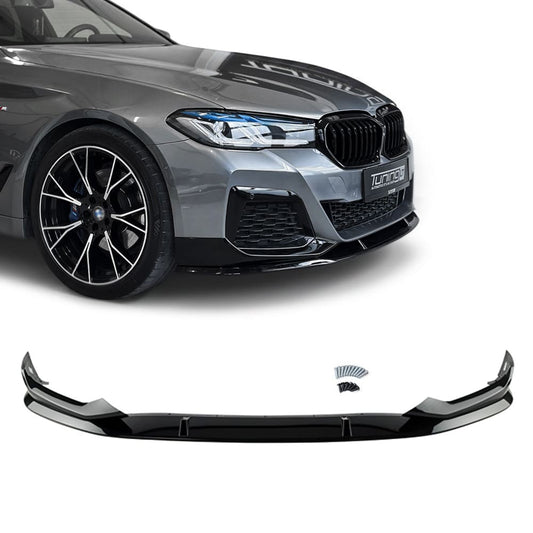 WR V2 Front Bumper Lip Spoiler for BMW G30 / G31 LCI (21-23), glossy black