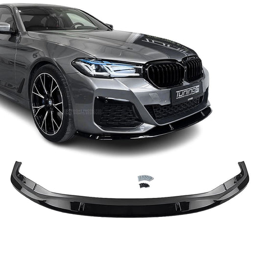 WR V1 Front Bumper Lip Spoiler for BMW G30 / G31 LCI (21-23), glossy black