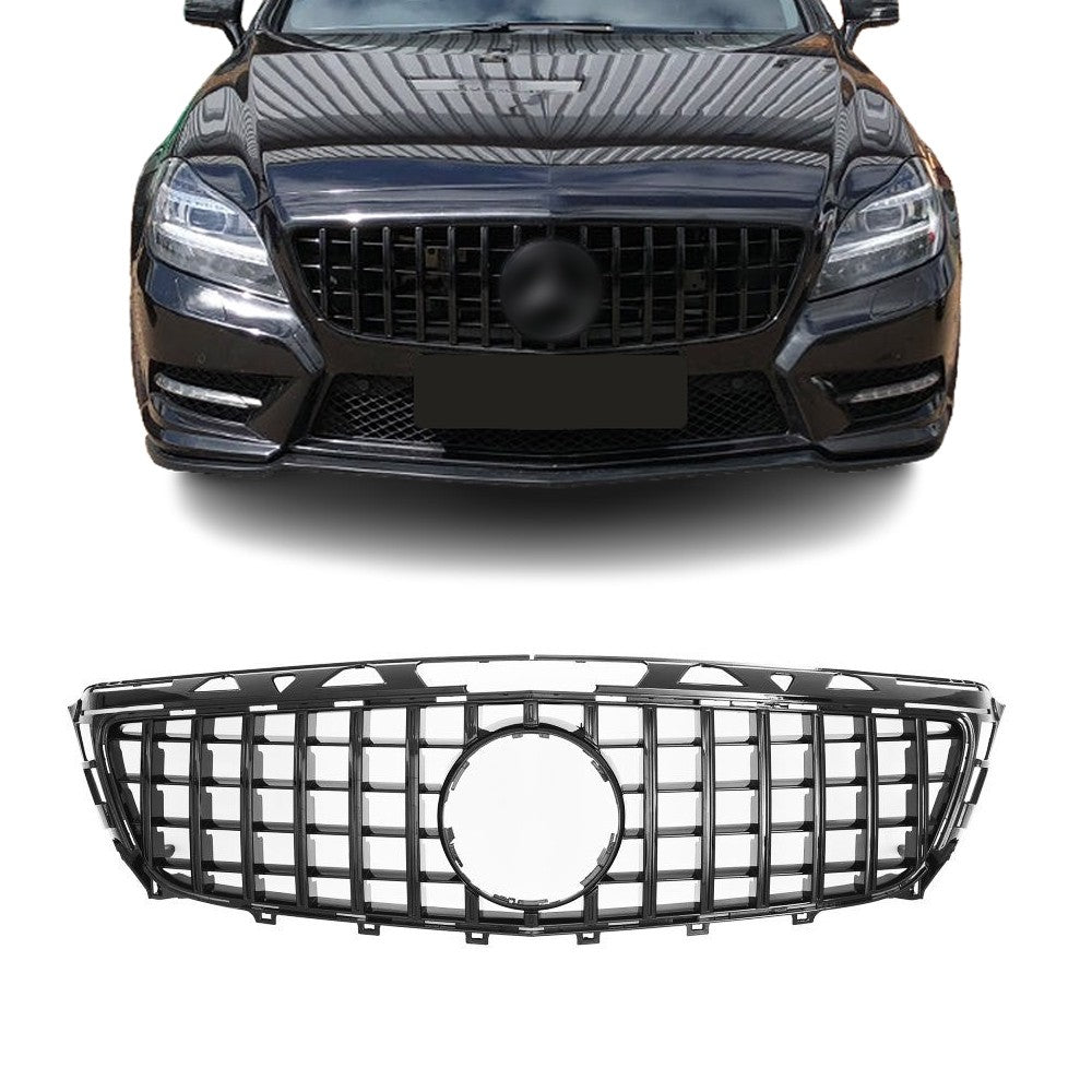 Front Grille for Mercedes-Benz CLS C218 (11-14), glossy black