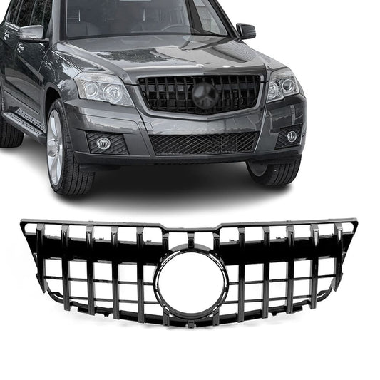 Front grille for Mercedes-Benz GLK X204 (08-12), glossy black