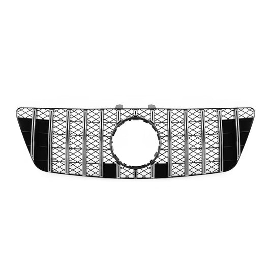 GT R Panamericana Front Grille for Mercedes-Benz ML W164 (08-11), black + chrome