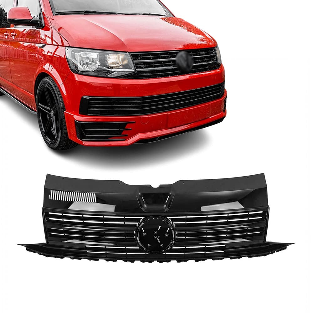 Front Grille for VW T6 (15-19), glossy black