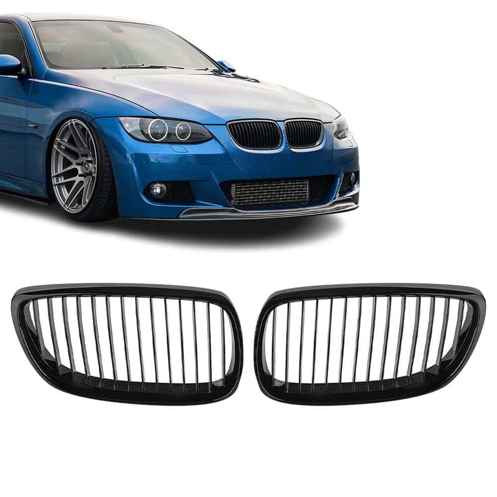 Front kidney Grille set for BMW E92 / E93 (06-10), glossy black