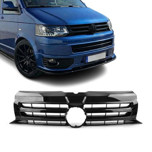 Front Grille for VW T5.1 (09-14), glossy black