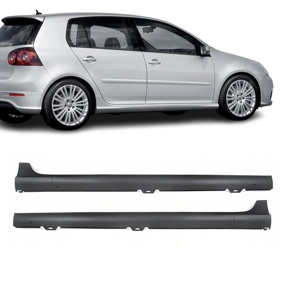 GTI style Side Skirts set for VW Golf MK5 (03-09)