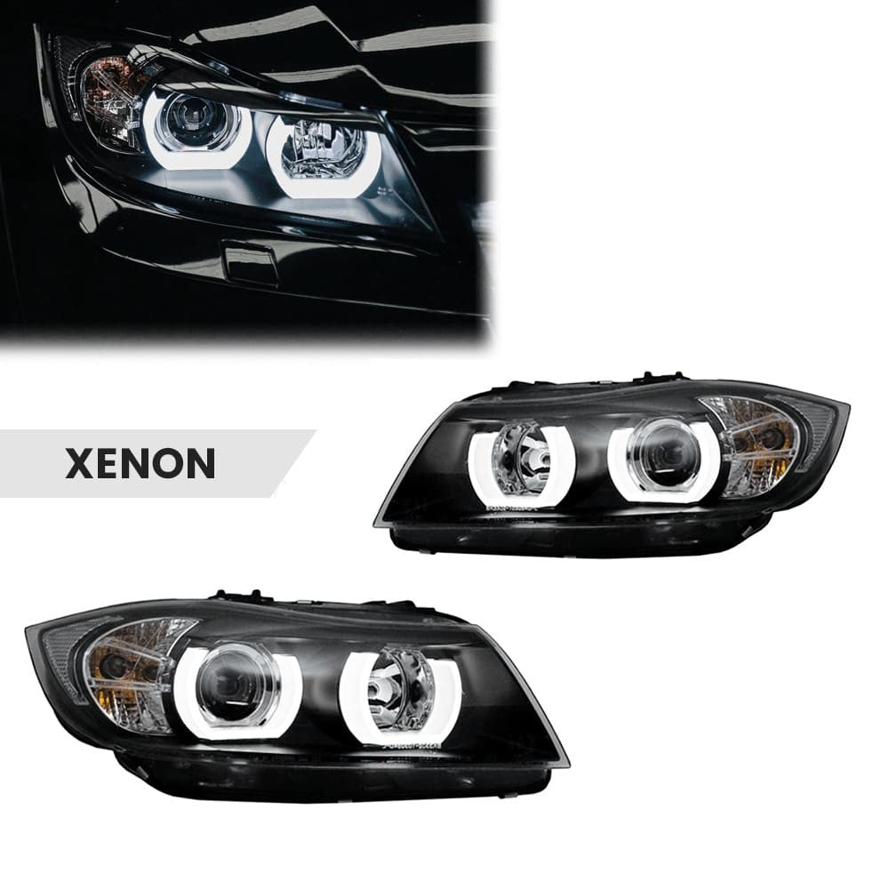 DTM style Xenon Headlights for BMW E90 / E91 PRE-LCI (05-08)