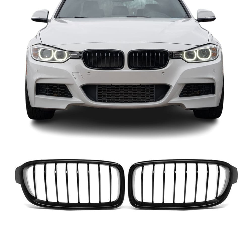Kidney Grille for BMW F30 / F31 (11-19), glossy black