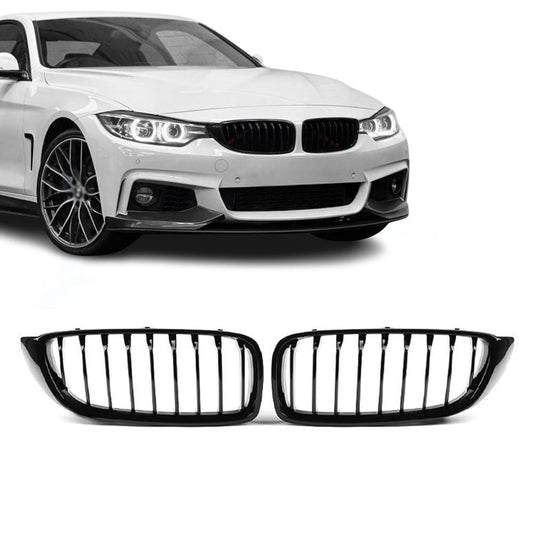 Front kidney Grille set for BMW F32 / F33 / F36 / F80 / F82, glossy black