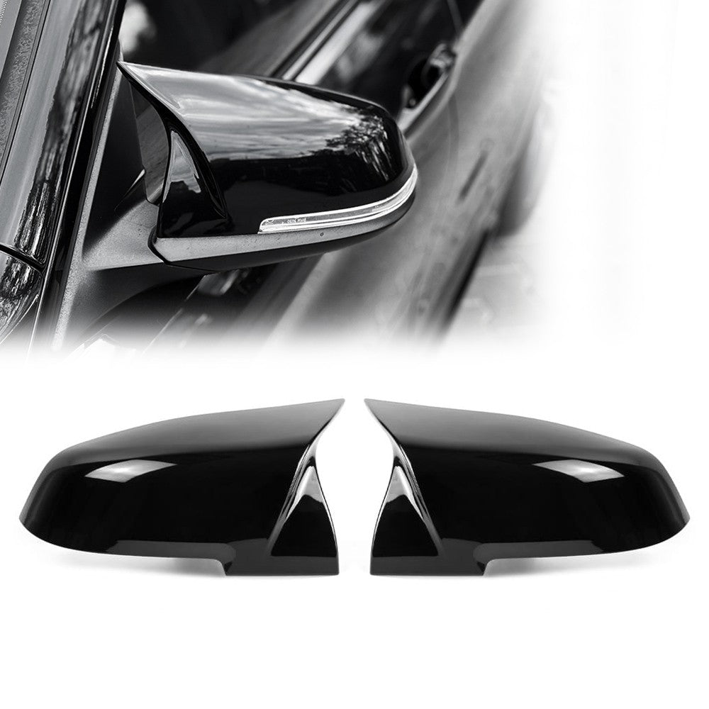 M style Mirror Caps set for BMW F20, F22, F30, F31, F32, F34, E84-LCI, glossy black