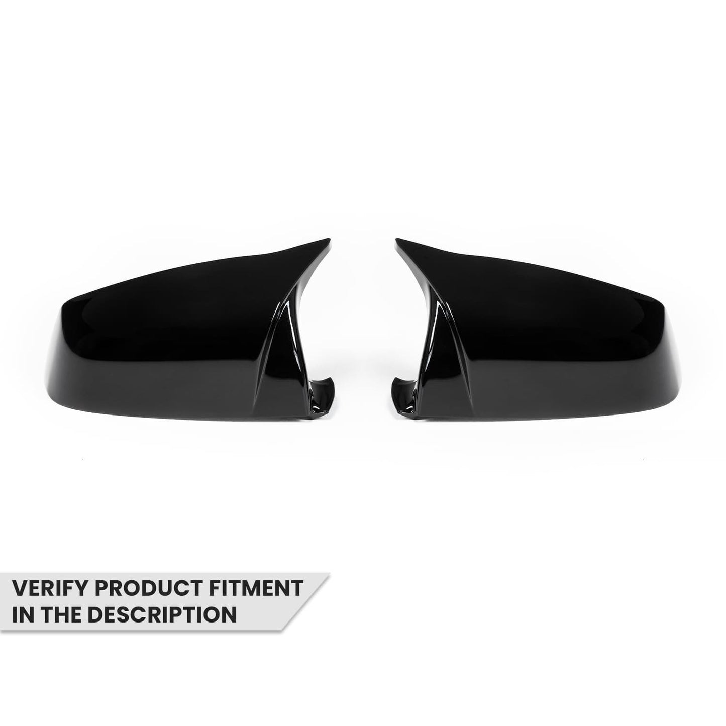 M style mirror caps set for F10, F11, F07, F06, F12, F13, F01, glossy black