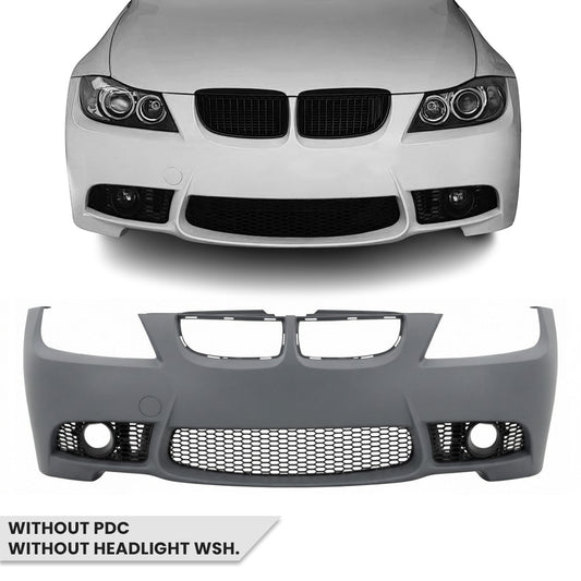 M3 style Front Bumper for BMW E90 / E91 (05-08), without PDC and without washer holes