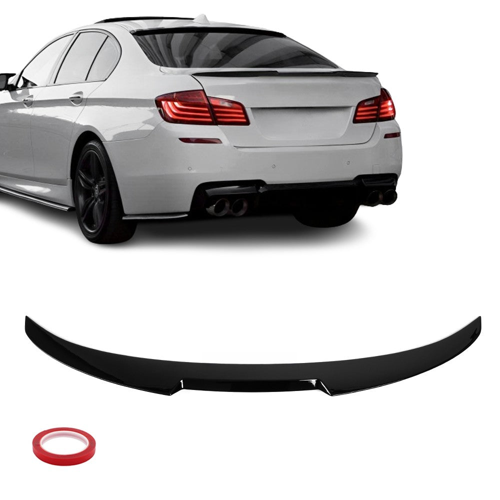 M4-style Trunk Spoiler for BMW F10 (10-17), glossy black