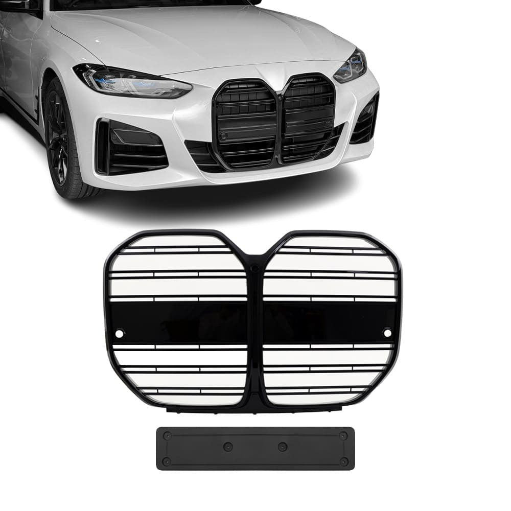 M-Style kidney Grille for BMW G26 Gran Coupe (21-), glossy black
