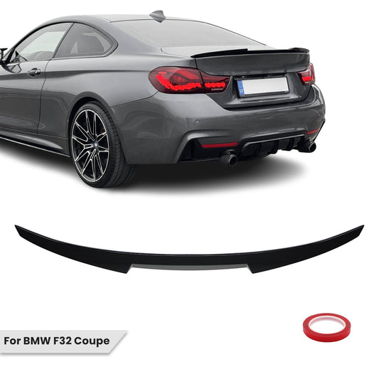 M4-style Trunk Spoiler for BMW F32 coupe, glossy black