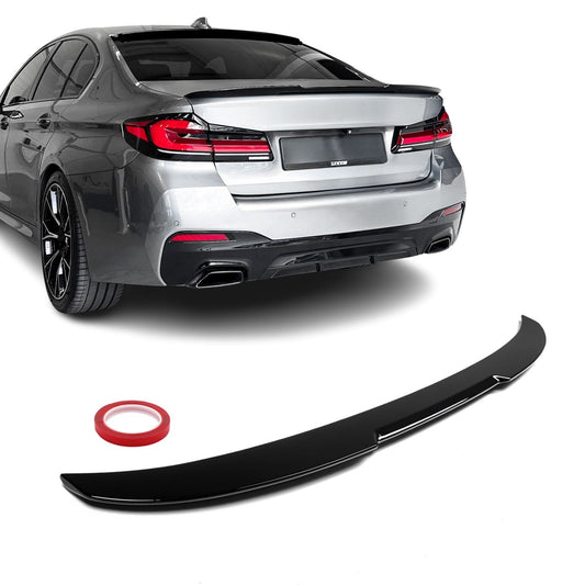M4-style Trunk Spoiler for BMW G30 / F90, glossy black