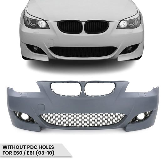 M5 look Front Bumper for BMW E60 / E61 (03-10) without PDC holes
