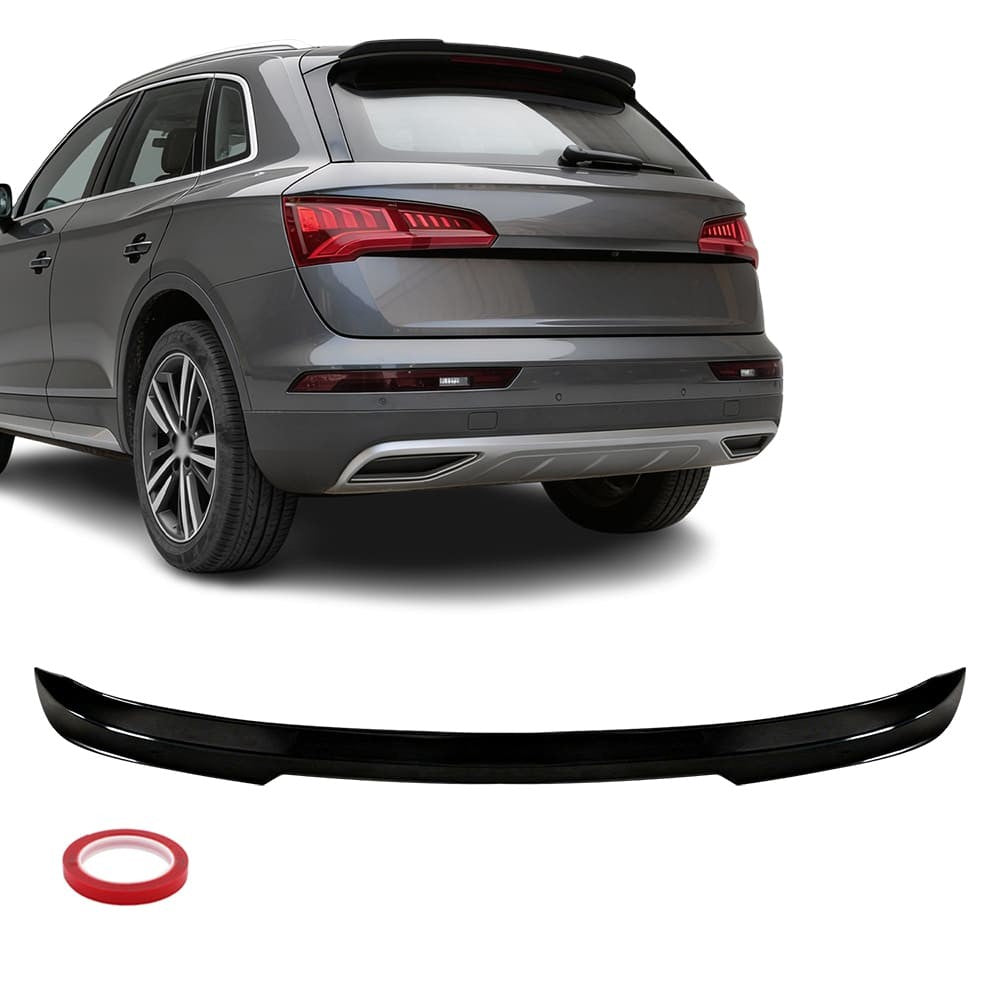 MX-style Trunk / Roof Spoiler for Audi Q5 FY (18-25) standard version, glossy black
