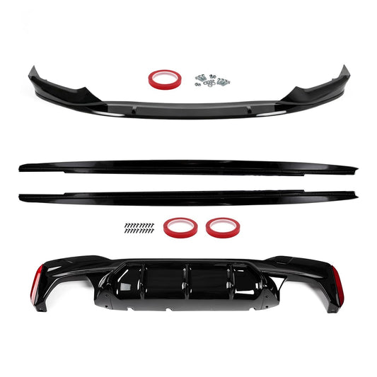 Performance Kit with M5 style Diffuser for BMW G30 / G31 PRELCI (17-20) with M-Pack, glossy black
