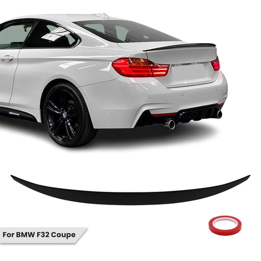 Performance trunk spoiler for BMW F32, glossy black