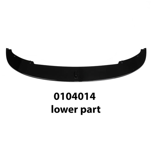 Replacement part - Performance front bumper spoiler LOWER PART for BMW F10 / F11, glossy black