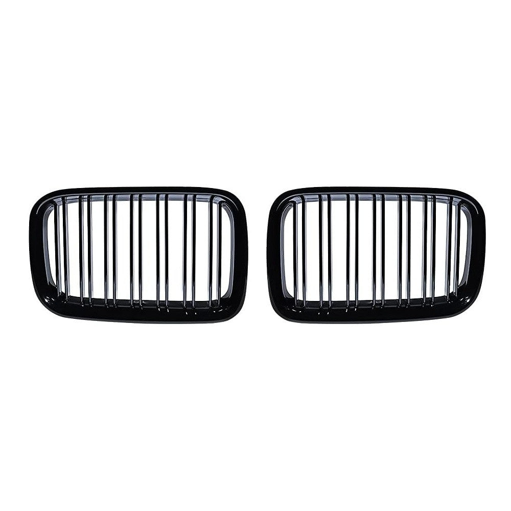 Performance kidney grille, for BMW E36 pre-facelift (90-96), glossy black