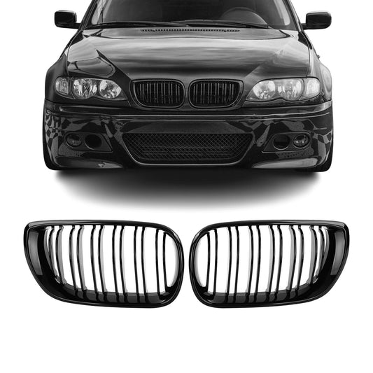 Performance Kidney Grille for BMW E46 sedan / touring (01-05), glossy black