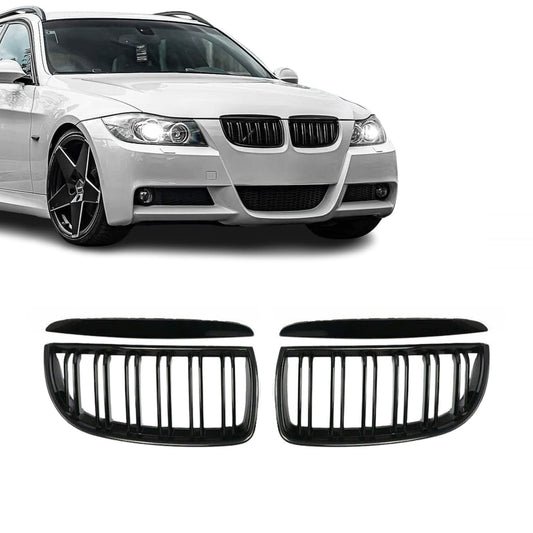 Performance kidney grille for BMW E90 / E91 (05-08), glossy black