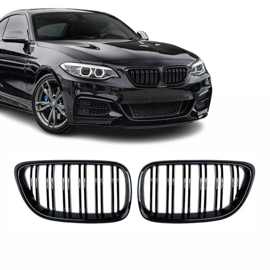Performance kidney Grille for BMW F22 / F23 / F87, glossy black