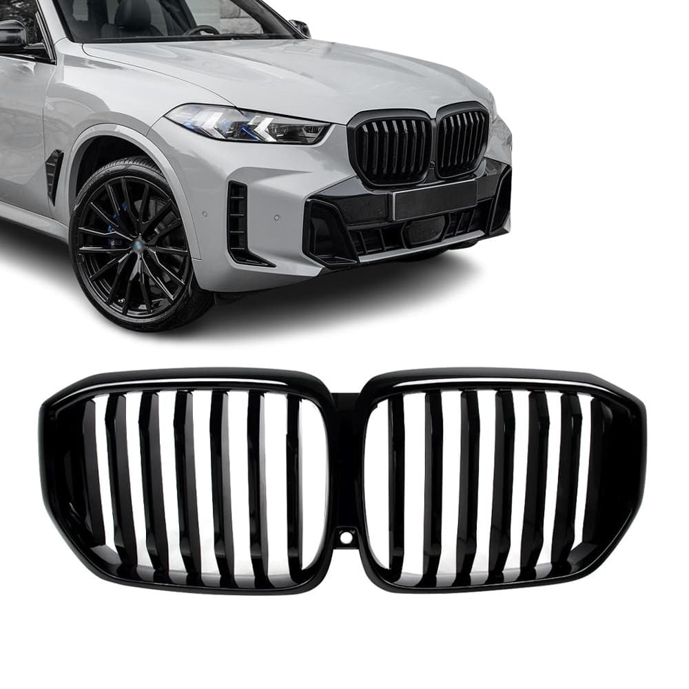 Front Kidney Grille for BMW X5 G05 LCI (23-), glossy black