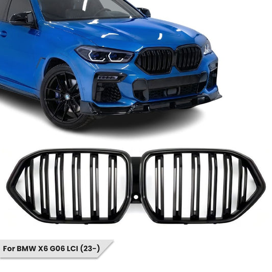 Performance kidney Grille for BMW G06 X6 LCI (23-26), glossy black