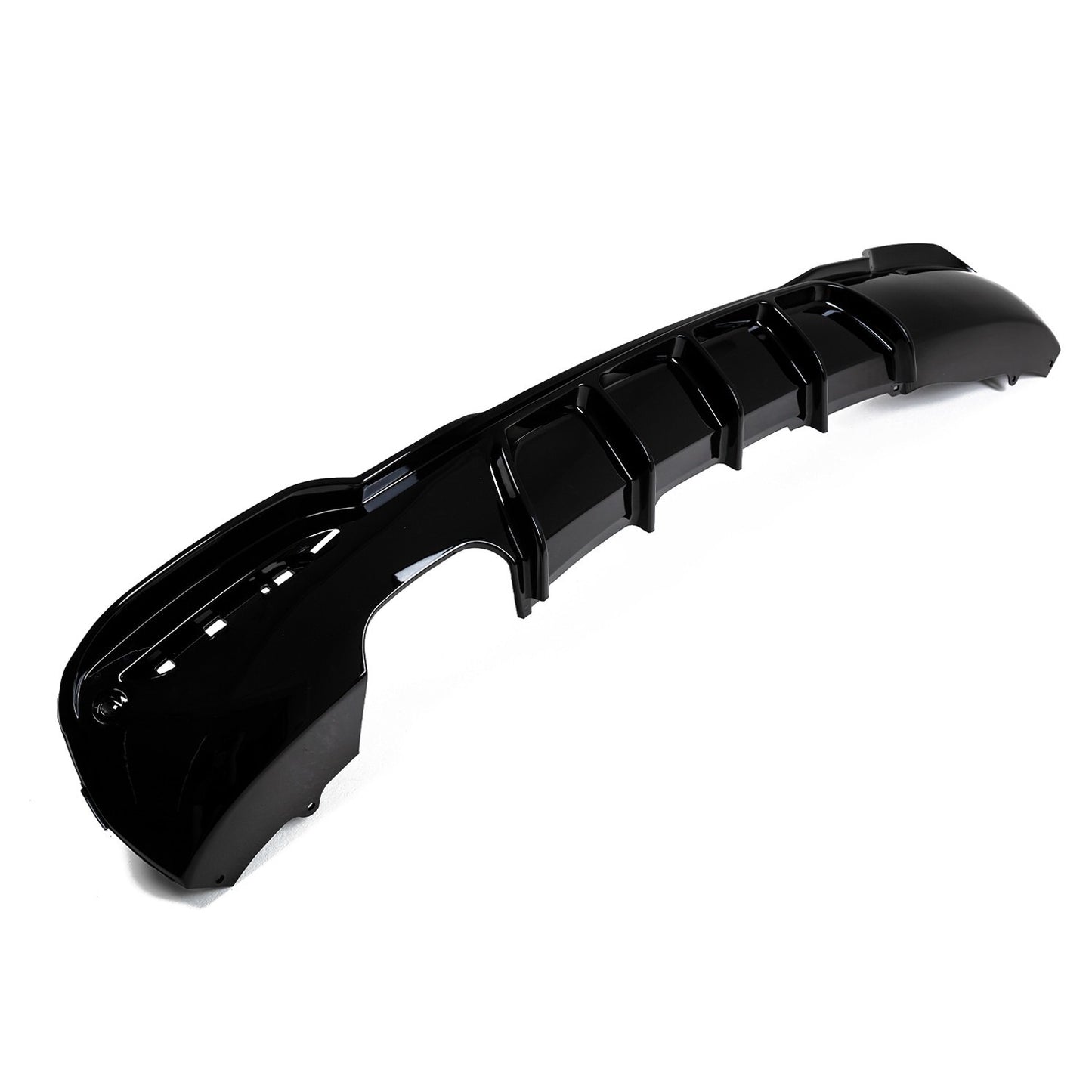 Performance Rear Diffuser for BMW F34 GT with M Sport bumper, glossy black