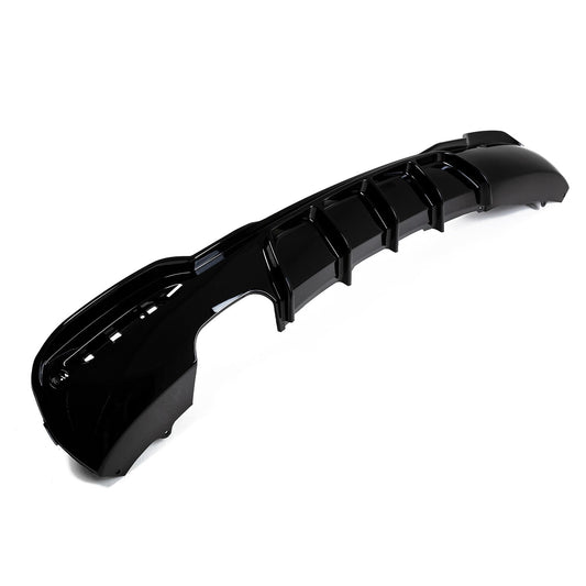 Performance Rear Diffuser for BMW F34 GT with M Sport bumper, glossy black
