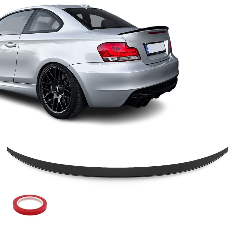 Performance Trunk Spoiler for BMW E82, glossy black