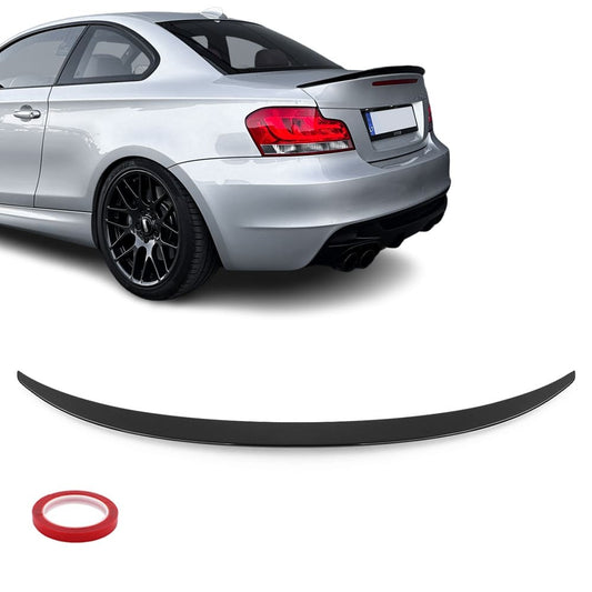 Performance Trunk Spoiler for BMW E82, glossy black