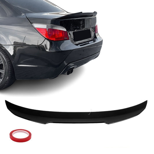 PSM style Trunk Spoiler for BMW E60, glossy black