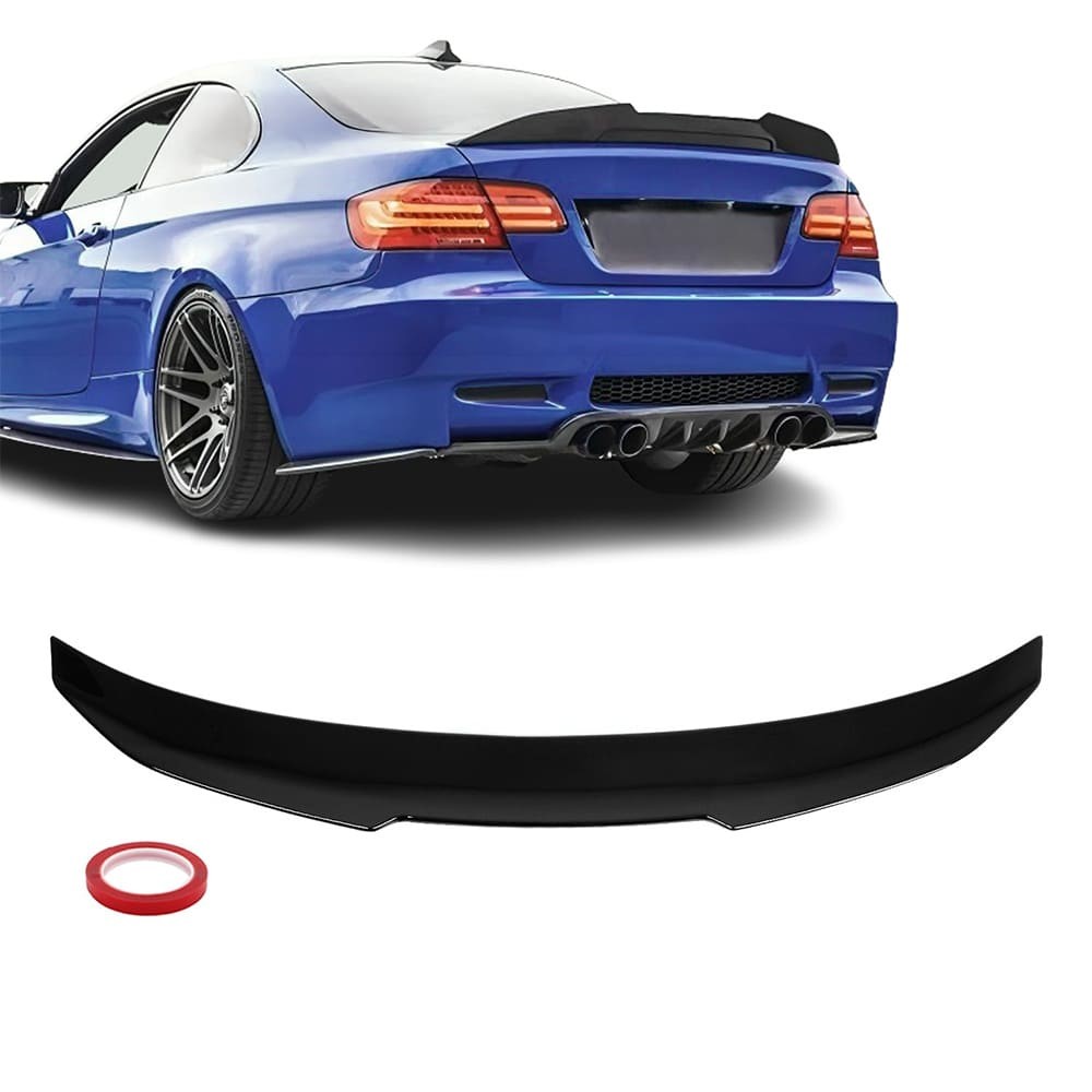 PSM style Trunk Spoiler for BMW E92 Coupe, glossy black (06-13)