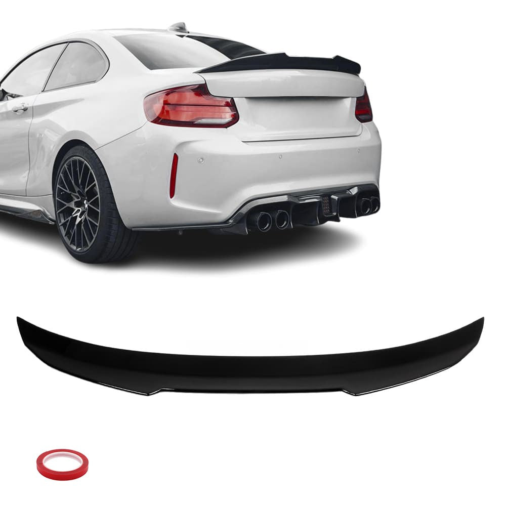 PSM style Trunk Spoiler for BMW F22 / F23 / F87, glossy black