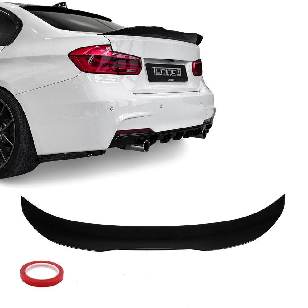 PSM style Trunk Spoiler for BMW F30 / F80, glossy black