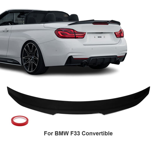 PSM style Trunk Spoiler for BMW F33 / F83 Convertible, glossy black