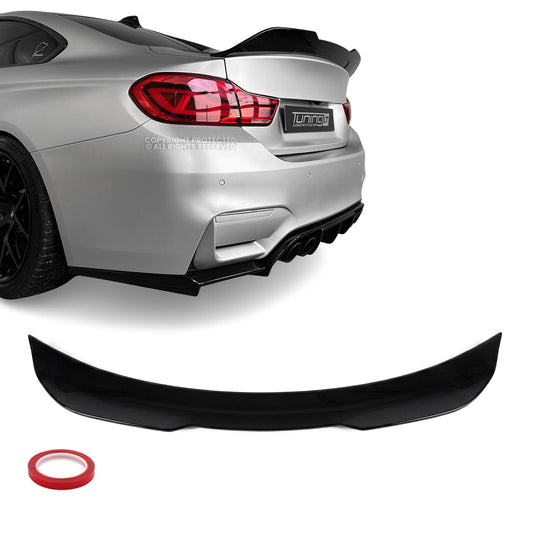 PSM style Trunk Spoiler for BMW M4 F82 Coupe, glossy black