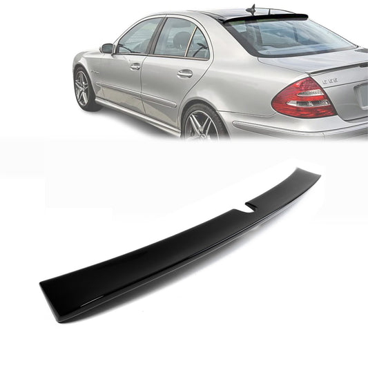 Roof Spoiler for Mercedes W211 sedan, glossy black
